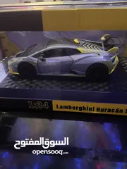  4 مجسم لسياره  mustang GT 500 & Lamborghini huracan sto