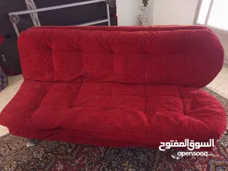  1 سرير + كنبه