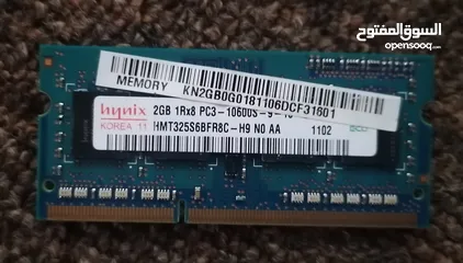  2 رامات لابتوب ddr3 للبيع