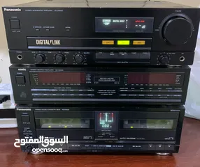  6 Panasonic audio system made in Japan
