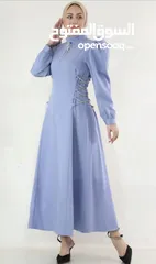  10 فساتين ستاتي قصة جميلة خصر زم ....