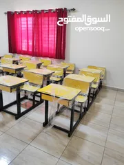  3 تجهيزات شاملة للمدارس ورياض الأطفال دروج مدرسية مقاعد طلابية