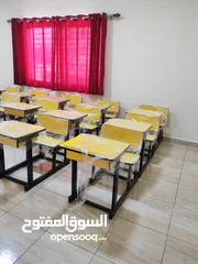  3 دروج مدرسية مقعد مفرد   وكافة تجهيزات المدارس