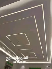  16 جبسون بورد الاسقف بأنواعه الابيض والأخضر والزهري والحديد بسماكه مختلف ومتنوع من زوايا وترك والاميجا