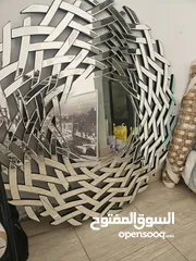  3 مرايا كبيره للمداخل او الصالونات من ميداس الارتفاع 120 سم والعرض 120 سم
