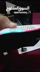  2 للبيع ماوس BM600 لاسلكي يعنى بلوتوث لون ابيض وفيه اضائة RGB