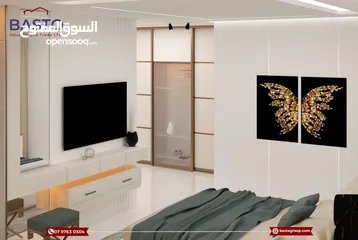  4 شقة بتشطيبات فاخرة جداً 180 م2 بالقرب من الكلية العلمية الاسلامية محاطة بڤلل