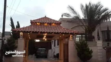  1 تركيب كافه اعمال القرميد وصيانه الكرميد من تسريب المياه واستبدال الحبه المكسور ومعالجه الخشب