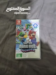  6 لعبة نينتندو سويتش super                             Mario Wonderنينتندو سويتش مع كينترولار