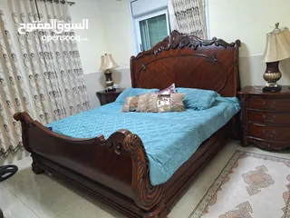  3 غرفة نوم خشب زان استعمال بسيط
