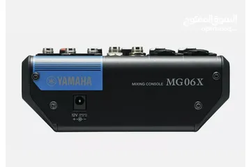  4 Yamaha MG06X 6 Channel Mixer w/SPX Effects