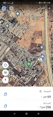  3 ارض للبيع 305متر خلف سوق ليبيا مول طريق المطار
