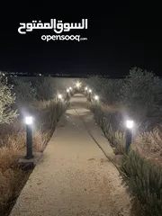  1 اعمدة انارة خارجية للحدائق و  الشاليهات