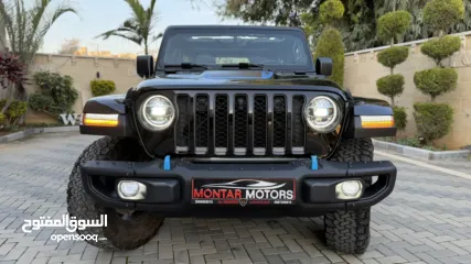  4 جيب رابيكون ترخيص 2022 محرك 2000 هايبرد plugin/يقطع على الشحنه 30 كيلو 375 حصان