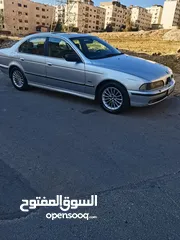  9 BMW 520 - 4 جيد مع فحص شامل + نمرة رقم مميزة، السيارة full مع فتحة بالسقف- إلا قماش مش  جلد