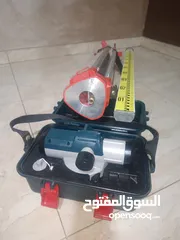  2 ميزان قامه بوش مع حامل ثلاثى مع مسطره 5 متر صيني BOSCH GOL 32D + BT160 + GR500  ...... .............