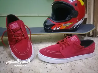  7 Nike SB Stefan janoski shoes    original top quality حذاء نايك اس بي لون احمر نادر