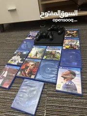  1 Sony ps4 1tb brand new condition and 13 games