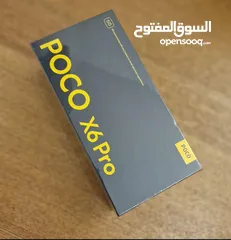  9 بوكو X6 pro 5g جديد كفالة الوكيل الرسمي في الاردن بسعر