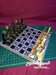  2 لعبة شطرنج فرعونيه صناعه يدويه