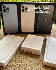  11 iPhone 13 Pro (128GB/256GB)  جديد كفالة لمدة عام من تاريخ الشراء