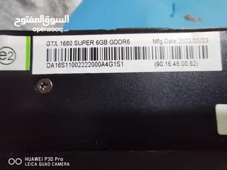  11 كرت شاشة من نفيديا GTX 1660 supr 6G GDDR6