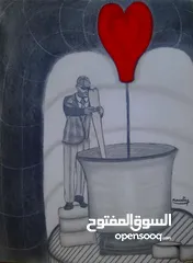  10 لوحات سريالية اصلية بأحجام كبيرة