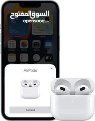  1 احدث إصدار من سماعات شركة #APPLE سماعة ايربود  Air pods pro 3 الجيل الثالث