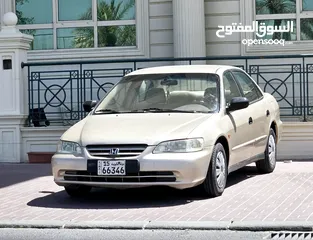  2 هوندا اكورد موديل 2002 ماشيه 217 ألف كم بحالة ممتازة شرط الفحص