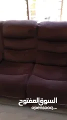  10 طقم ريكلاينر امريكي بني للبيع 7 مقاعد جودة ممتازة (قابل للتفاوض)