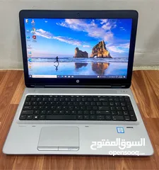  4 كور i7 جيل سادس hp ProBook رام 8 هارد 256 SSD نظافه 95%