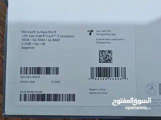  12 Microsoft Surface Pro 9 (Latest Model)