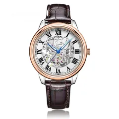  1 ساعة روتاري اتوماتيك  Rotary Skeleton Automatic  Swiss watch