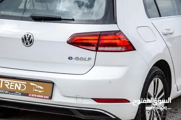  8 Volkswagen E-golf 2019 بحالة ممتازة جدا