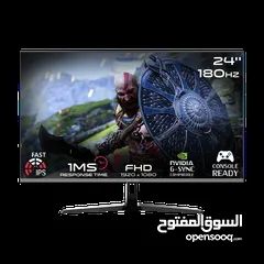  1 شاشة GAMEON GOPS24180VA مقاس 24 بوصة FHD، 180 هرتز، 1 مللي ثانية، HDMI 2.0