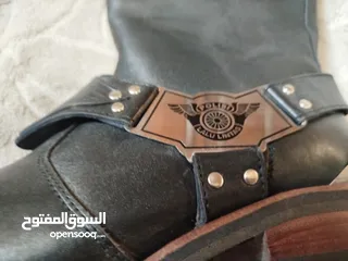  1 جزمه امريكي جلد طبيعي جديده مقاس 40