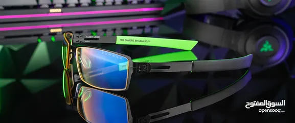  2 نظارة العاب Razer للحمايه من الاشعة الزرقاء