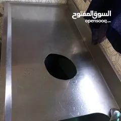  3 مجلى ستيلس ثقيل وطبي  طاولة ستيلس