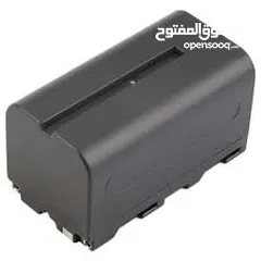  6 Gigital Video Battery  بطاريات كاميرات واضاءة تصوير F750/F770  F550/570  وشاحن بطاريات للنوعين