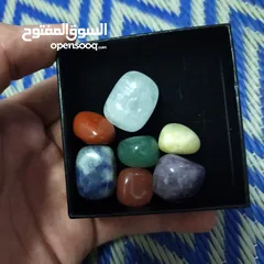  4 شامل التوصيل / احجار كرستال جميلة للزينة -  Beautiful crystal stones for decoration