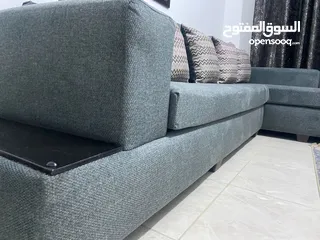  5 أطقم كنب وكورنرات خشب سويد ثقيل جدا اسفنج دانلوب والضهر هولو طبي الارضيات كوشوك