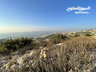  2 أرض للبيع في ماحص 774 م ذات اطلاله غربيه عاليه لايمكن  حجبها تبعد عن دابوق 10 دقائق فوق فلل الشامي