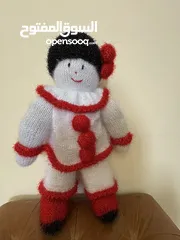  1 Miss redwhite shines  a beautiful knitted doll