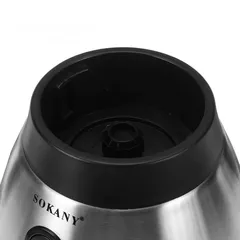  24 خلاط ستانلس شاف زجاج 2 في 1 خلاط Sokany مع مطحنه 1.5 لتر 3 سرعات مكسر mixer