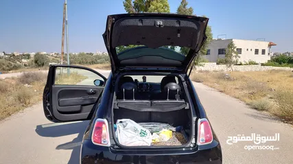  25 فيات 500e موديل 2017 لون اسود