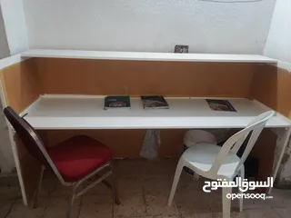  4 طقم كورنر حرف L مع ثانئي لون زيتي بحاله منيحه