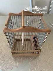  5 Hand Made Wooden Cage for small birds