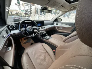  18 مرسيدس E200 افنجارد موديل 2021 لون اسود وارد وصيانه الوكاله فحص كامل فل كامل مع فتحه