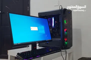  1 Pc Gaming- بيسي العاب سعر عررطه البيع لدواعي السفر المستعجلل
