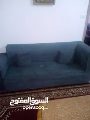  5 طقم كورنر مستعمل  اللون سكني فاتح و خمري غامق  مكون من ثلاثه قطع